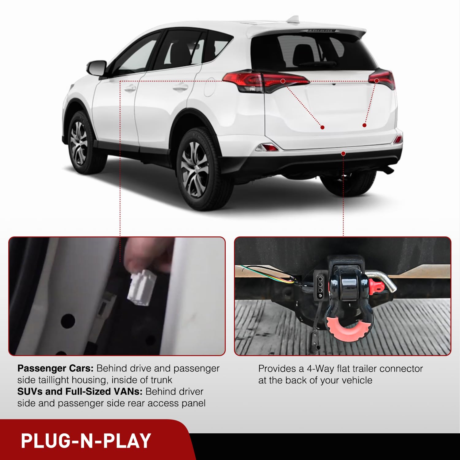 Foto 4 pulgar | Kit De Arnés De Cableado Para Remolque Nilight 56350 Para Lexus Es250 - Venta Internacional.