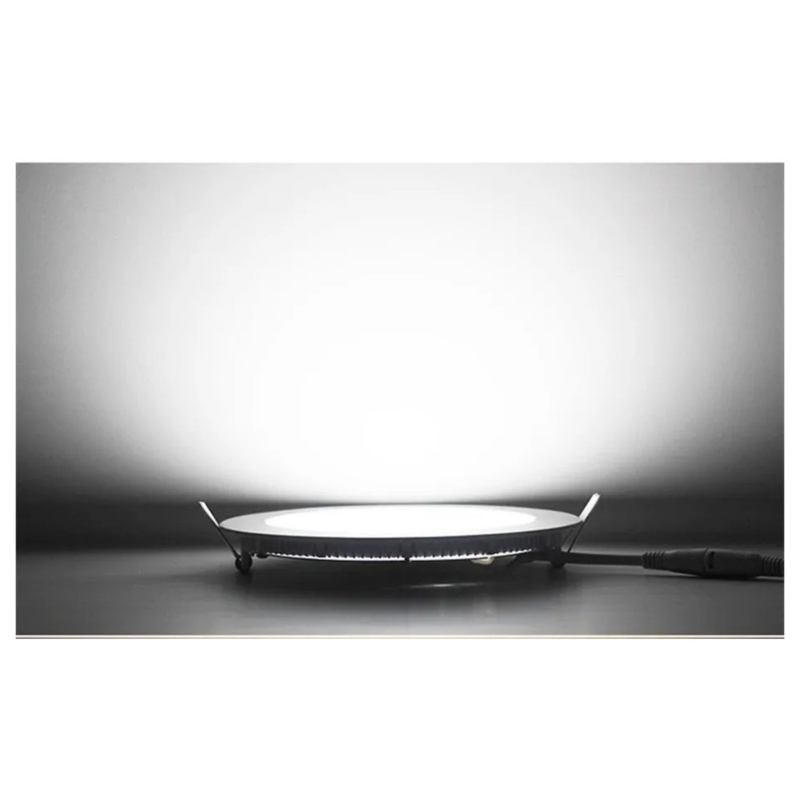 Foto 4 pulgar | Proyector Led Con Panel De Madera, 18 W, Luz Fría, Redondo, 22 Cm - Venta Internacional.