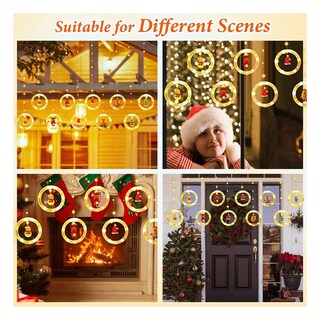Foto 5 | Guirnalda Solar Con Forma De Aro Navideño, Luz Cálida, 110 Luces Led - Venta Internacional.