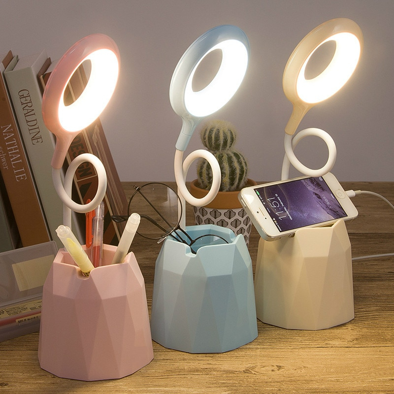 Foto 1 | Lámpara De Mesa Usb Creative Morden College Dorm Study Light - Venta Internacional.