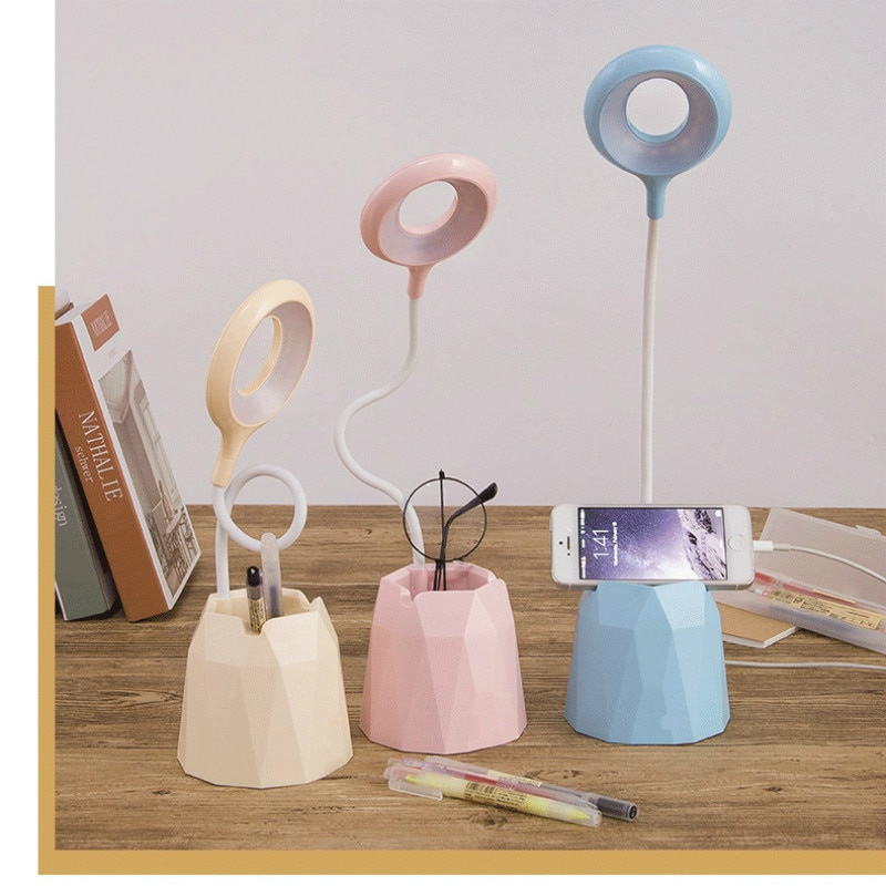 Foto 3 | Lámpara De Mesa Usb Creative Morden College Dorm Study Light - Venta Internacional.