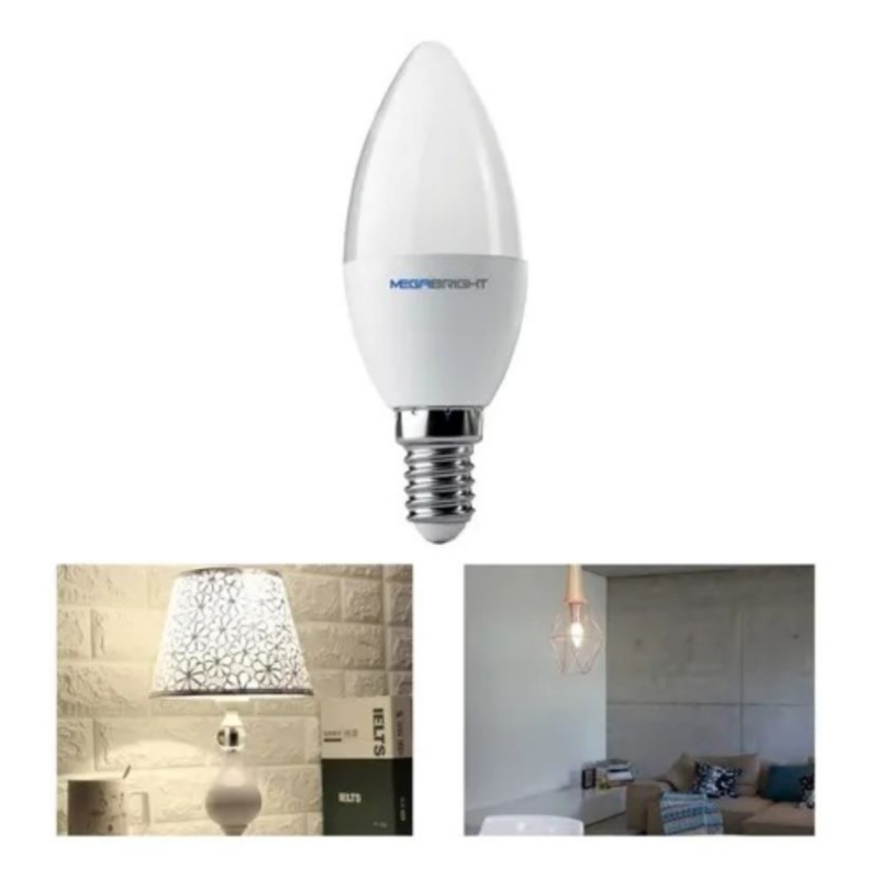 Foto 5 pulgar | Bombilla Led Tipo Vela, 5 W, E14, Paquete De 10 Unidades - Venta Internacional.