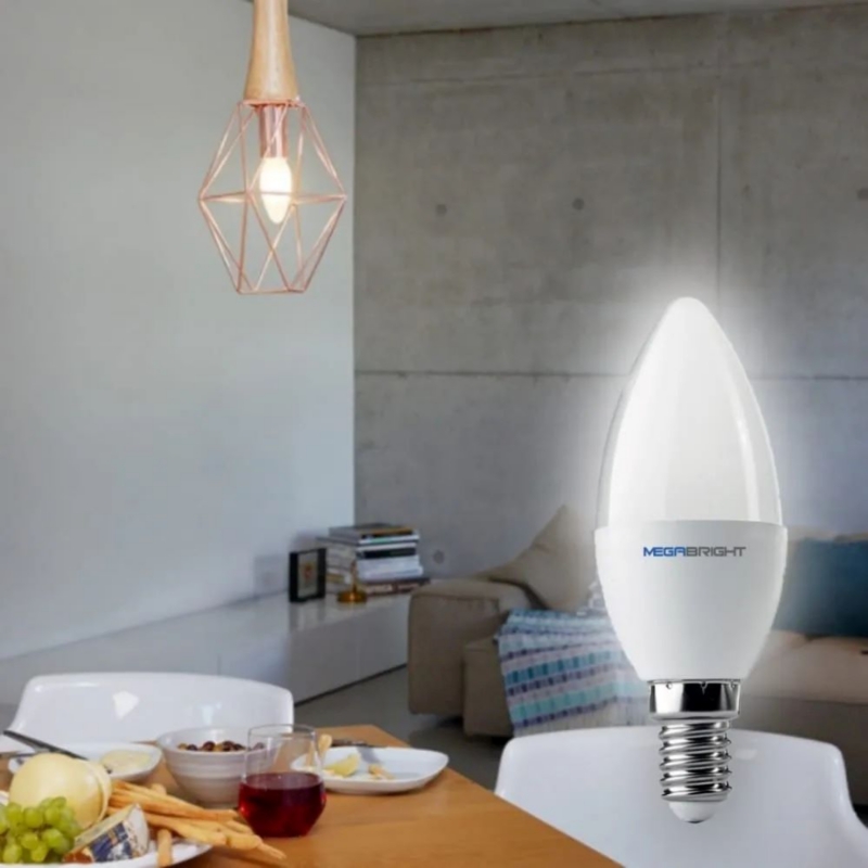 Foto 6 pulgar | Bombilla Led Tipo Vela, 5 W, E14, Paquete De 10 Unidades - Venta Internacional.