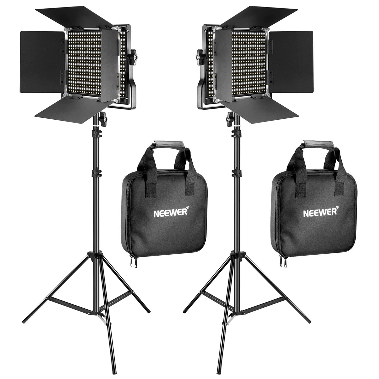Foto 2 pulgar | Kit De Luces Led Para Vídeo Neewer Bi Color 660 Con Soporte (paquete De 2) - Venta Internacional.