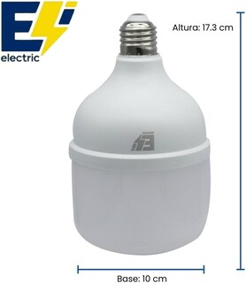 Foto 5 | Electri Foco Led Tipo T 20w Modelo , Luz Blanca Fría 6500k, 1600 Lúmenes