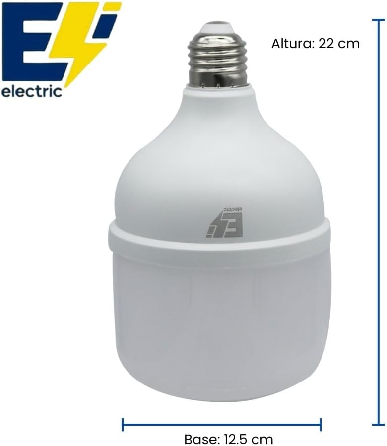 Foto 5 | Electri Foco Led Tipo T 50w Luz Blanca Fría 6500k, 4000 Lúmenes