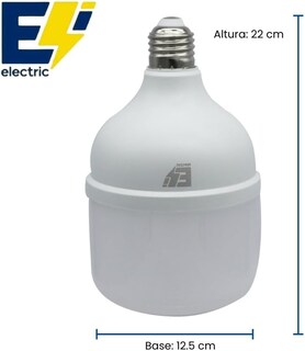 Foto 5 | Electri Foco Led Tipo T 50w Luz Blanca Fría 6500k, 4000 Lúmenes