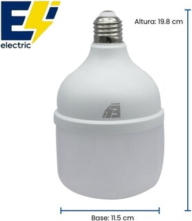 Foto 2 | Electri Foco Led Tipo T120 40w, Luz Blanca Fría 6500k, 3200 Lúmenes