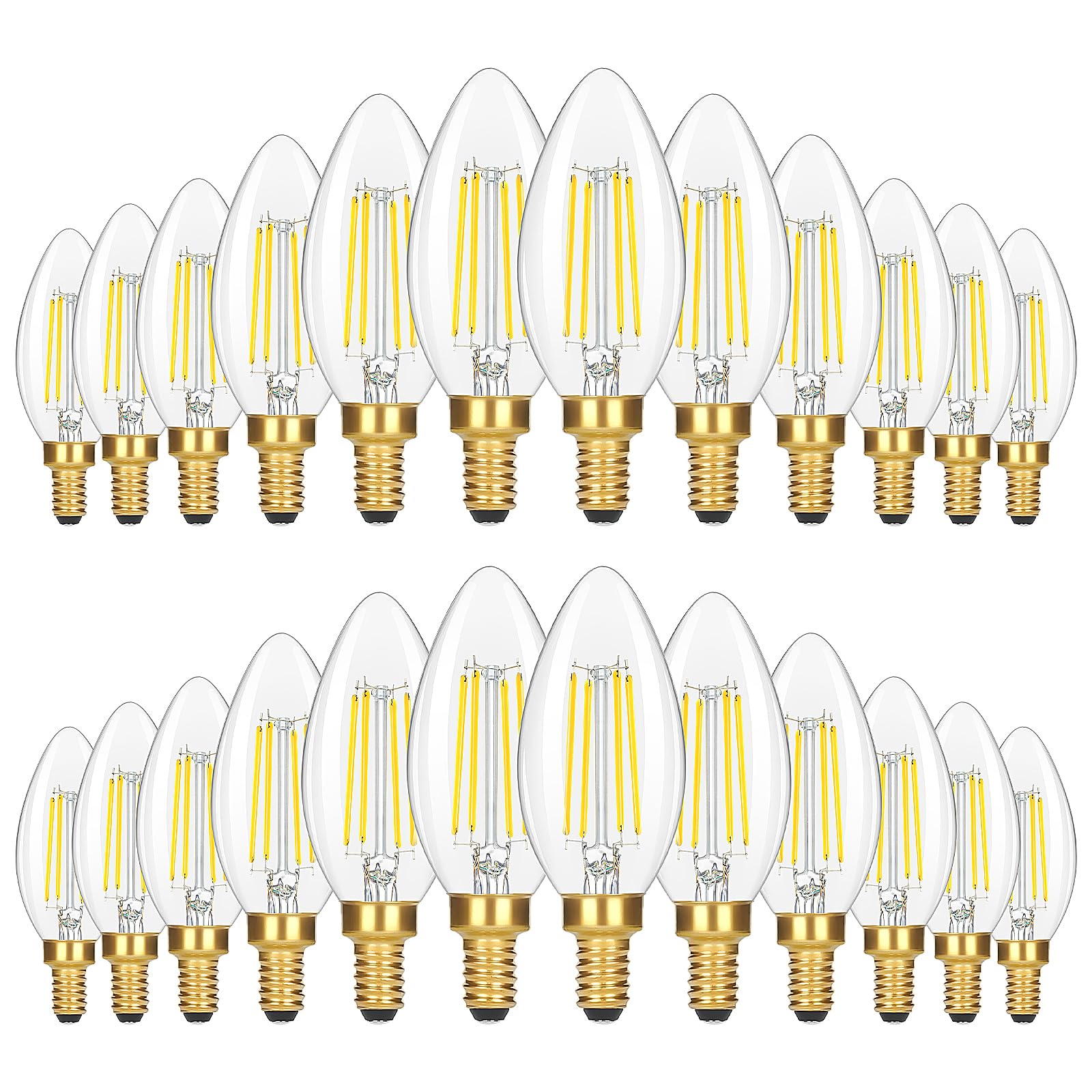 Foto 2 pulgar | Bombillas Led Gobright Candelabra E12 6w 630lm 5000k X24 - Venta Internacional.