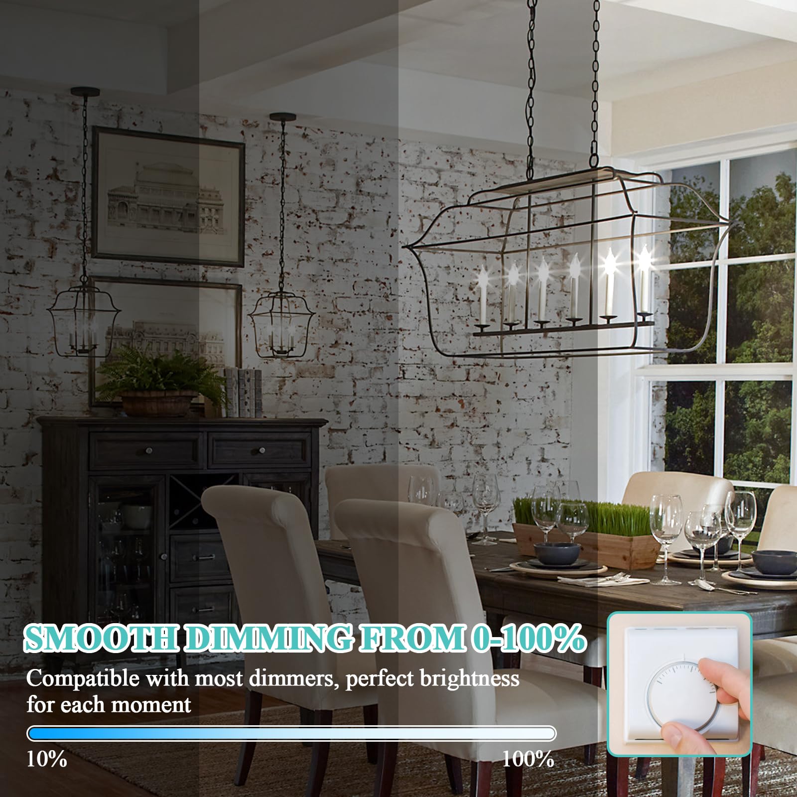 Foto 4 pulgar | Bombillas Led Gobright Candelabra E12 6w 630lm 5000k X24 - Venta Internacional.