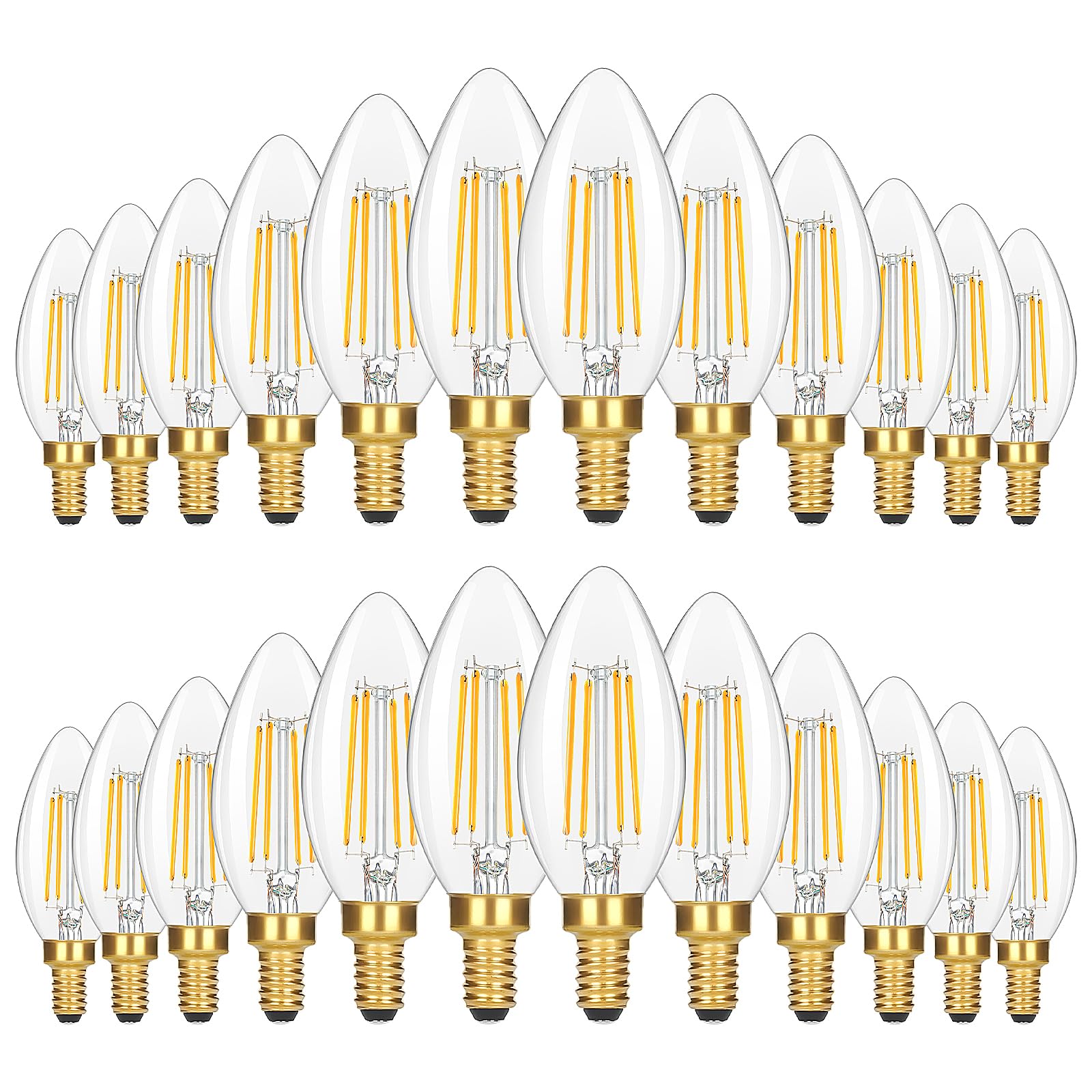 Foto 2 pulgar | Bombillas Led Gobright, 6 W, 2700 K, 630 Lm, E12, Paquete De 24 - Venta Internacional.