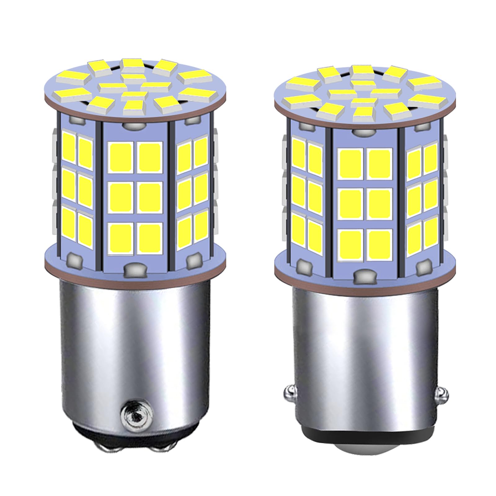 Bombilla Led Grv Ba15d 1142 1076, 4 W, 480-500 Lm, 12 V-24 V, Color Blanco Frío - Venta Internacional.