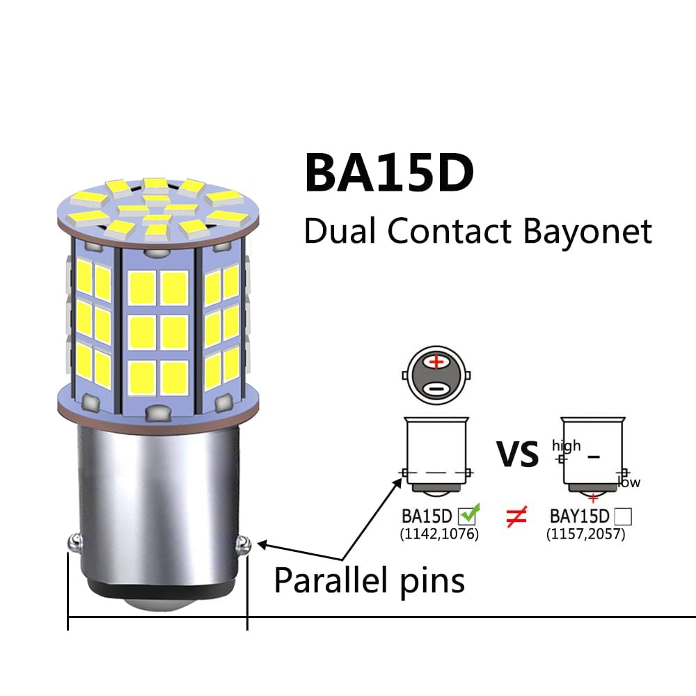 Foto 3 pulgar | Bombilla Led Grv Ba15d 1142 1076, 4 W, 480-500 Lm, 12 V-24 V, Color Blanco Frío - Venta Internacional.