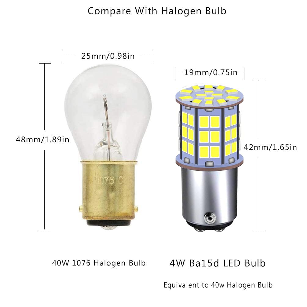 Foto 7 pulgar | Bombilla Led Grv Ba15d 1142 1076, 4 W, 480-500 Lm, 12 V-24 V, Color Blanco Frío - Venta Internacional.