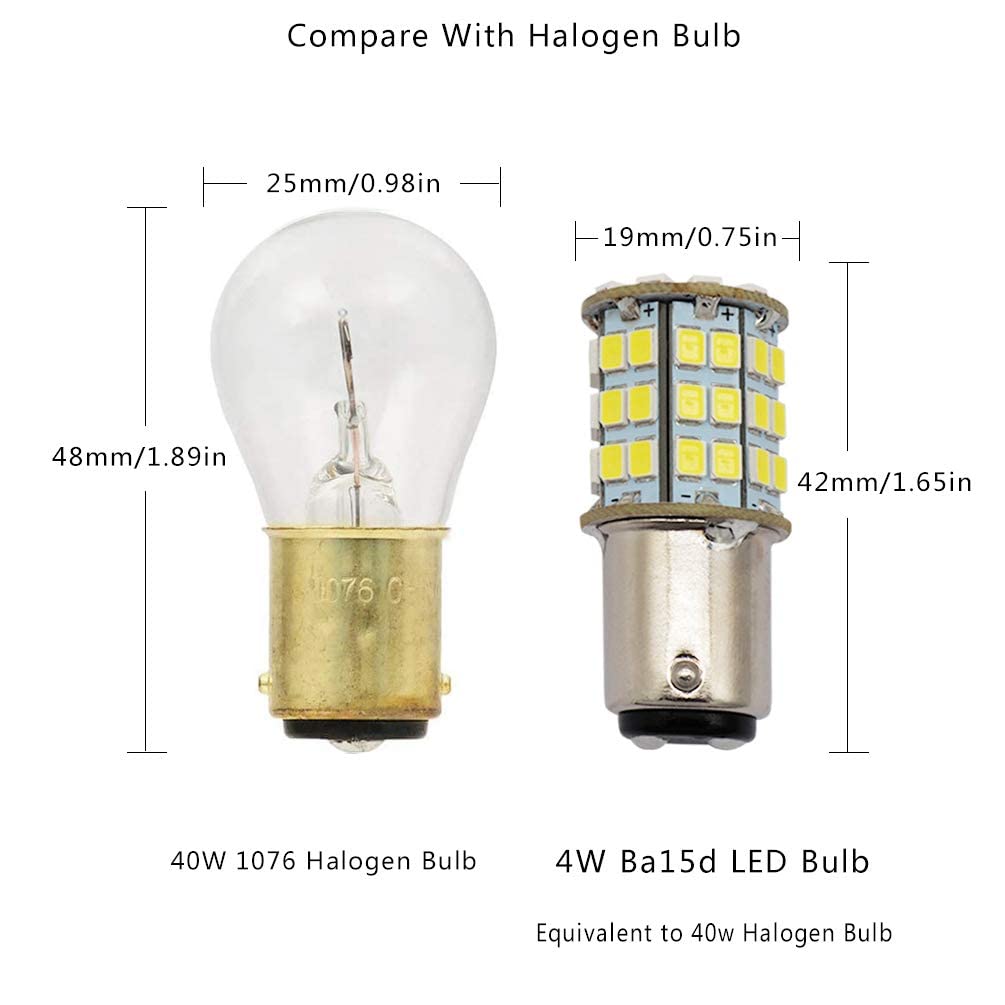 Foto 7 pulgar | Bombilla Led Grv Ba15d 1142 1076, 4 W, 480-500 Lm, Color Blanco Frío, Paquete De 6 - Venta Internacional.
