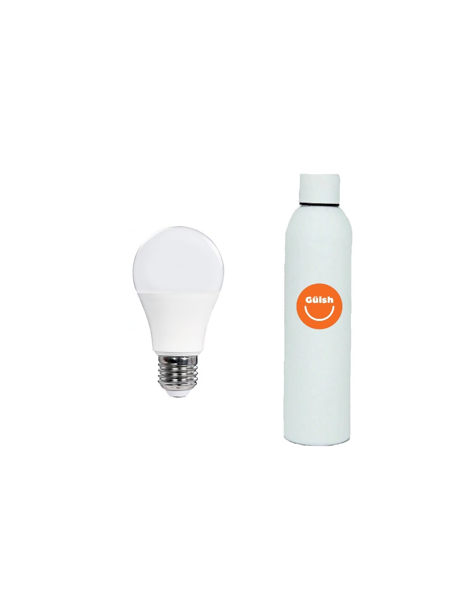 Foto 1 | Paquete 10 Focos Led 10w E26 810 Lumenes + Termo De Agua De Regalo Güish