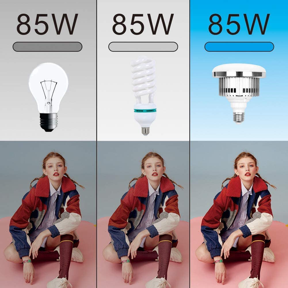 Foto 3 | Bombilla Led Tricolor Regulable De 85 W, 2700-6400 K, Para Fotografía - Venta Internacional.