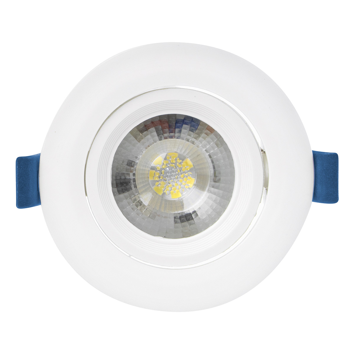 Foto 4 | Pack De 6 Spots Aksi 3w Circular Led Empotrable Dirigible Luz Cálida