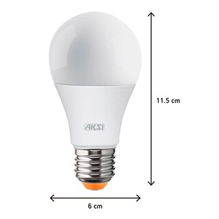 Foto 3 | Pack De 6 Focos Led Aksi 12w A19 Dimeable Base E27 Luz Cálida