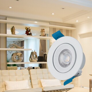 Foto 6 | Pack De 6 Spots Aksi 7w Circular Led Empotrable Dirigible Luz Cálida