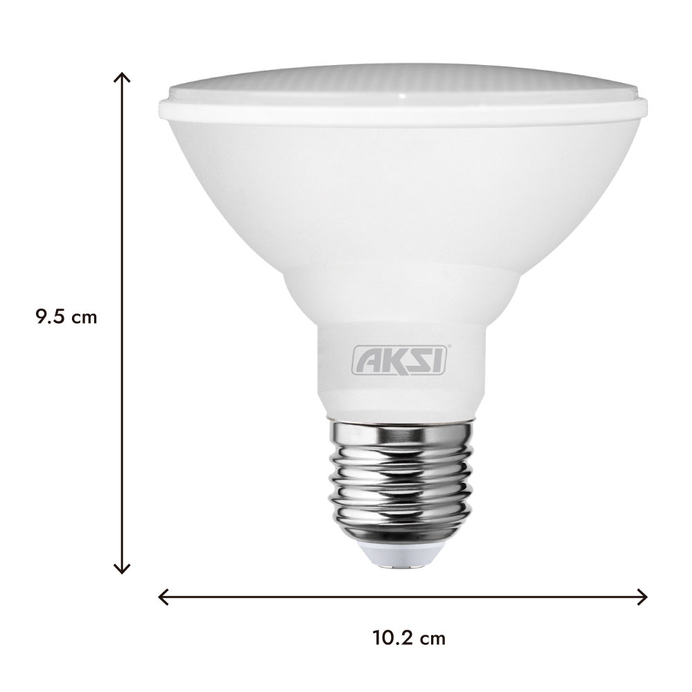 Foto 3 pulgar | Pack De 6 Focos Led Aksi 12w Par 30 Ip65 Base E27 Luz Blanca