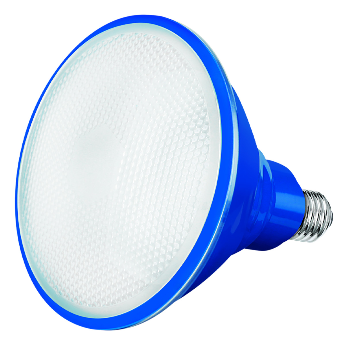 Pack De 6 Focos Led Aksi 20w Par 38 Ip65 Base E27 Azul