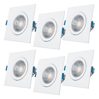 Foto 6 | Pack De 6 Spots Aksi 3w Cuadrado Led Empotrable Dirigible Luz Cálida