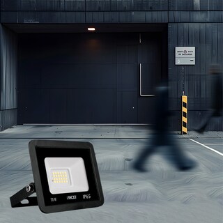 Foto 4 | Pack De 4 Reflectores Led Aksi 20w Sensor De Movimiento Ip65 Luz Blanca