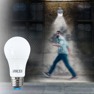 Foto 5 | Pack De 10 Focos Led Aksi 9w A19 Con Sensor De Movimiento E27 Luz Blanca