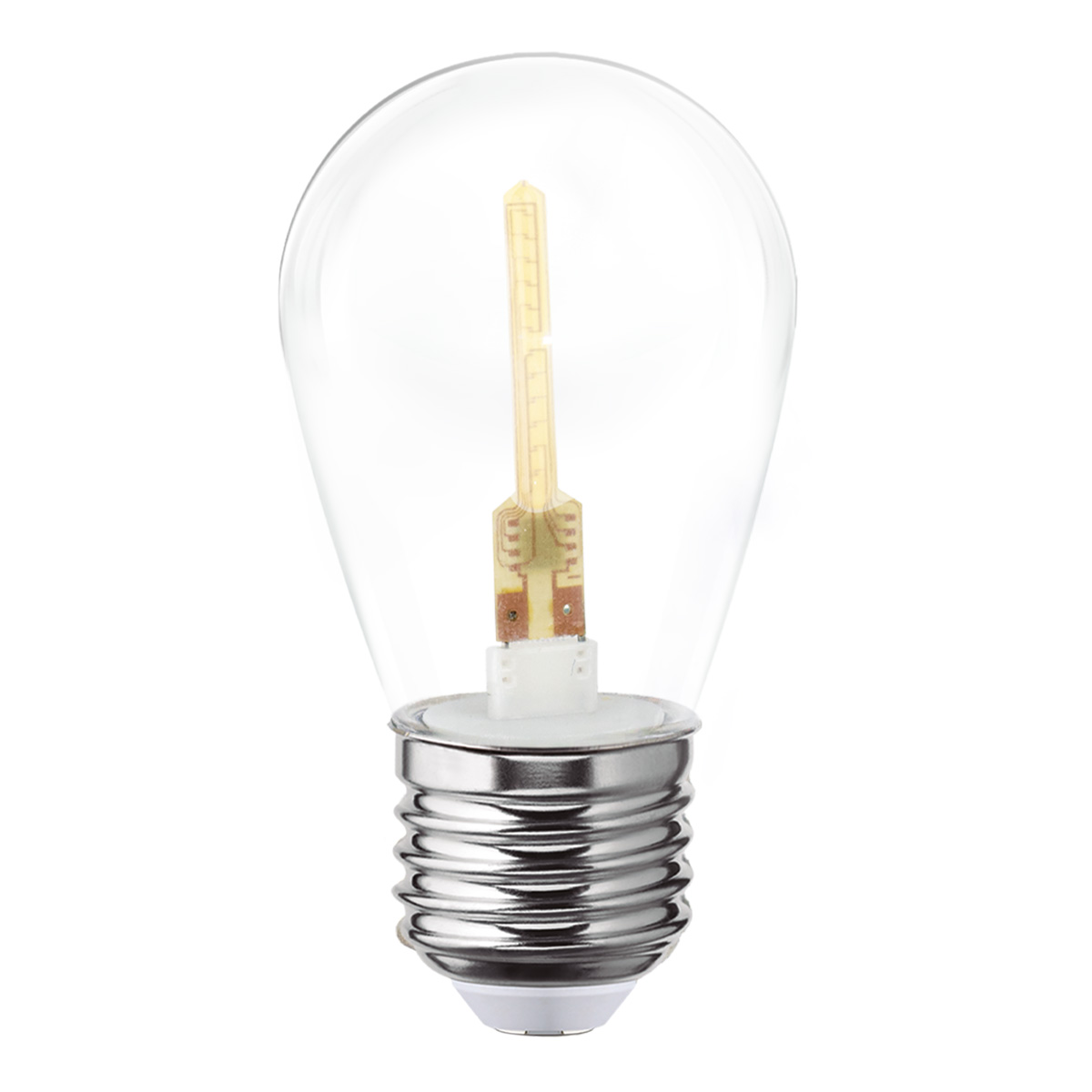 Foto 2 pulgar | Pack De 10 Focos Led Aksi 1w S14 Estela De Luz Base E27 Blanca