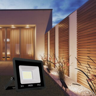 Foto 5 | Pack De 2 Reflectores Aksi 30w Smd Ip65 Ultra Delgado Luz Cálida
