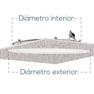 Foto 3 | Pack De 6luminarios Led Aksi 12w Empotrable Circular Ultra Delgado