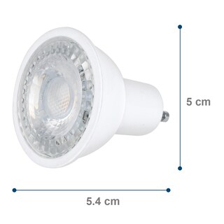 Foto 2 | Pack De 6 Focos Led Aksi 7w Mr16 Dimeable Base Gu10 Luz Cálida