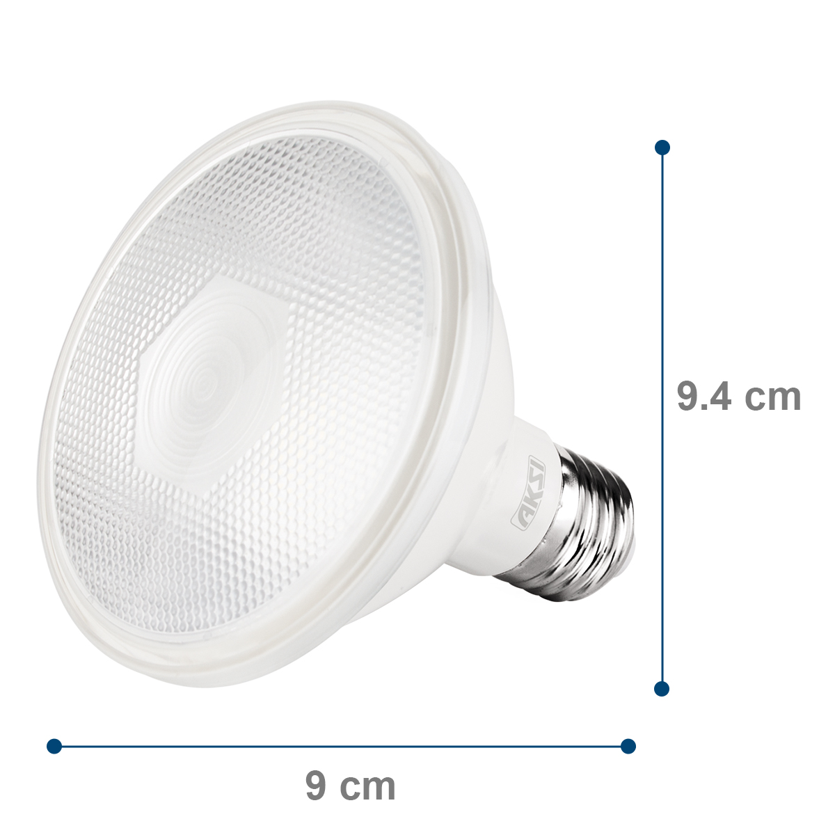 Foto 3 pulgar | Pack De 6 Focos Led Aksi 12w Par 30 Ip65 Base E27 Luz Cálida