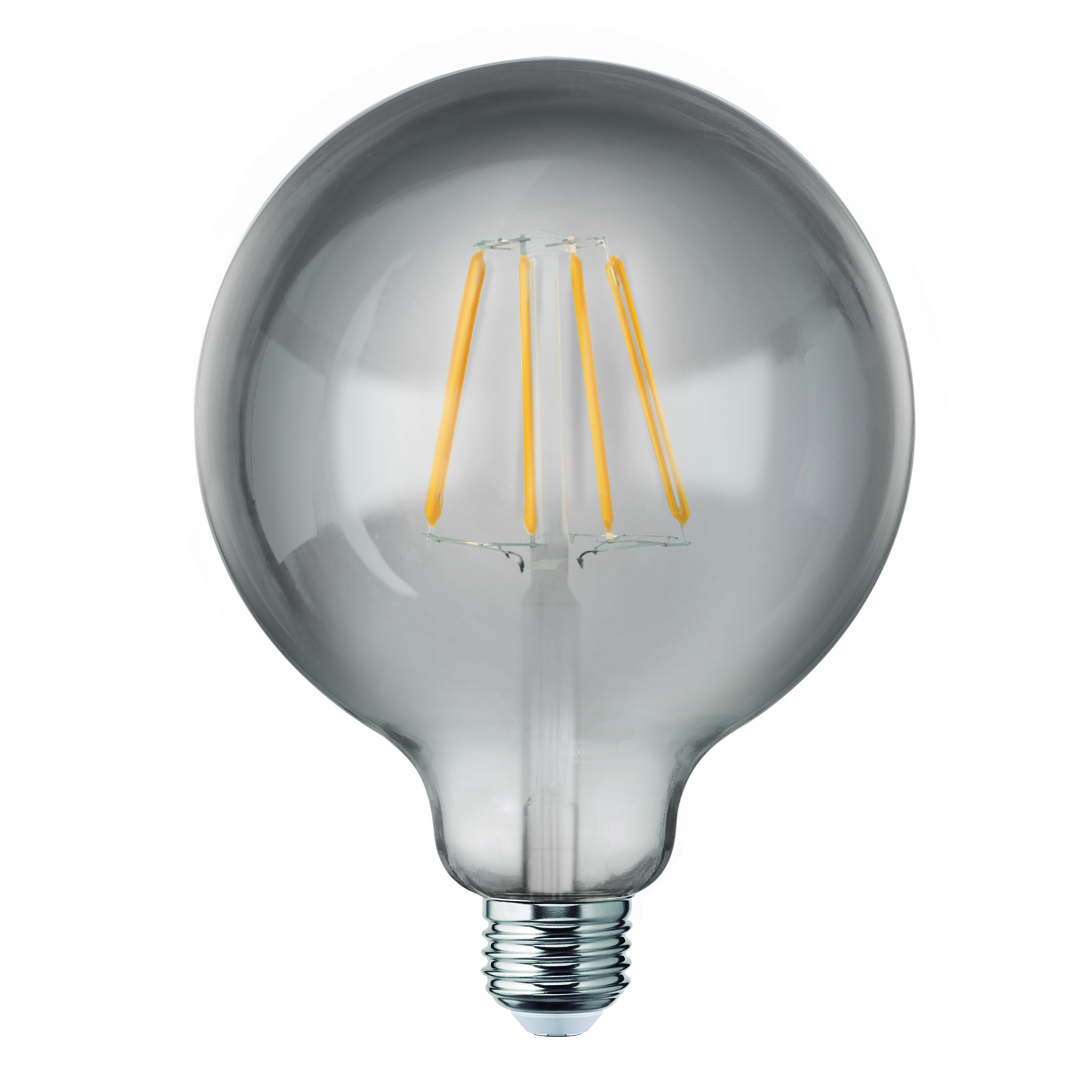 Foto 1 | Pack De 4 Focos Led Vintage Aksi 4w Globo Smoke E27 Dimeable Luz Cálida