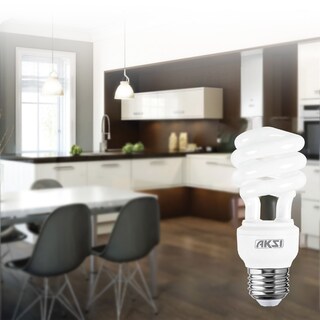 Foto 1 | Pack De 25 Focos Aksi 15w Mini Espiral Base E27 Luz Blanca