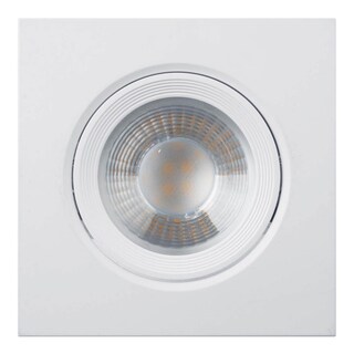 Foto 3 | Pack De 6 Spots Aksi 5w Cuadrado Led Empotrable Dirigible Luz Blanca
