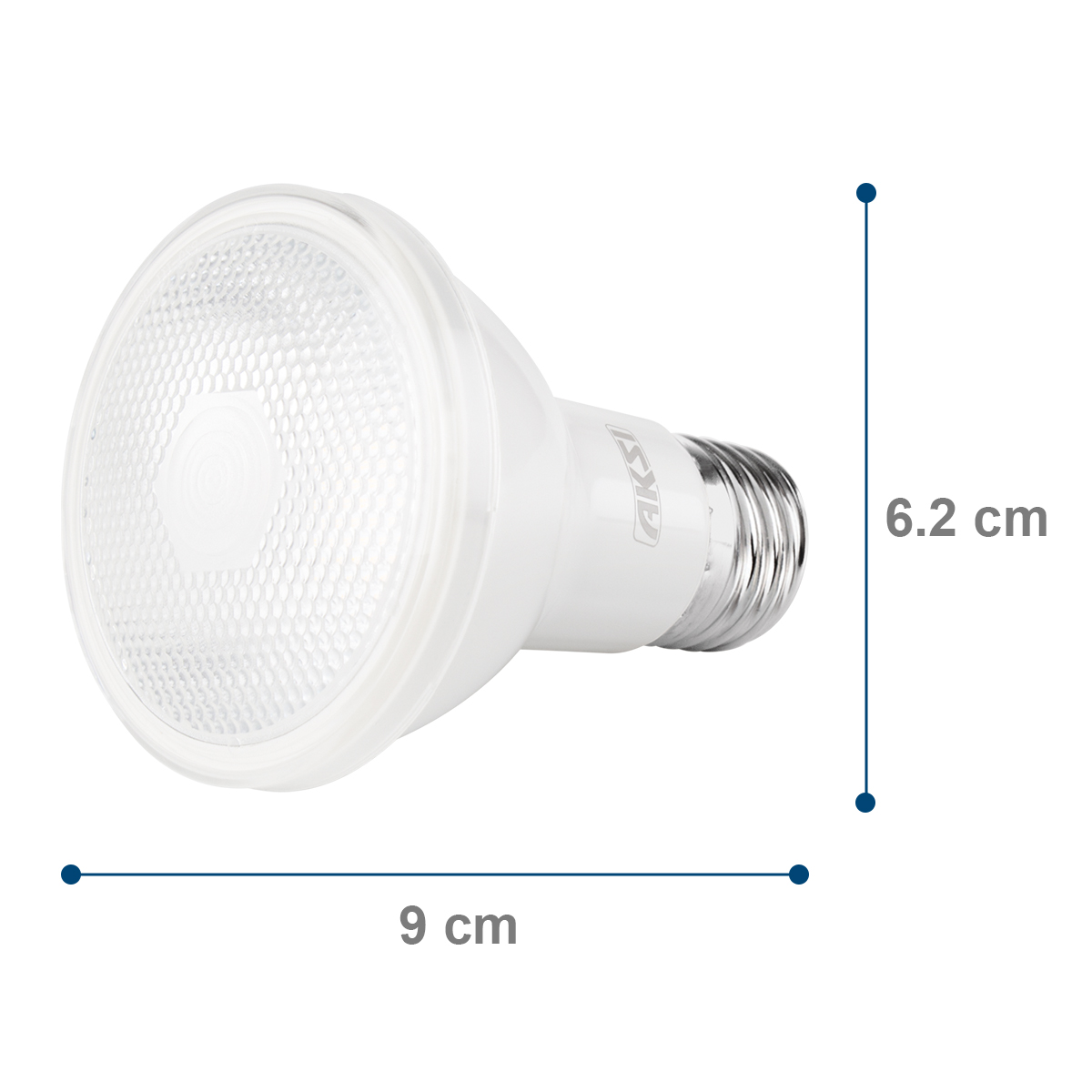 Foto 3 pulgar | Pack De 6 Focos Led Aksi 6w Par 20 Ip65 Base E27 Luz Blanca