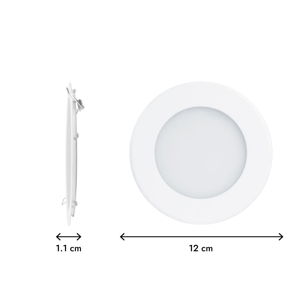 Foto 3 pulgar | Pack De 6luminarios Led Aksi 6w Empotrable Circular Ultra Delgado