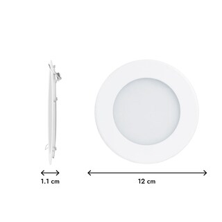 Foto 2 | Pack De 6luminarios Led Aksi 6w Empotrable Circular Ultra Delgado