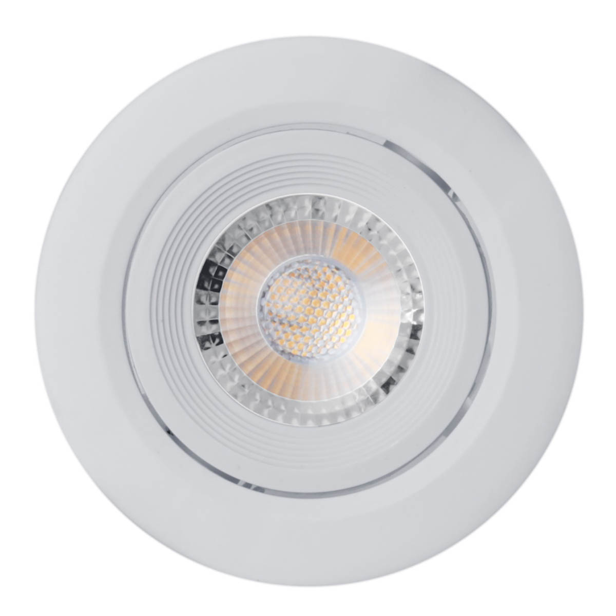 Foto 2 | Pack De 6 Spots Aksi 7w Circular Led Empotrable Dirigible Luz Blanca