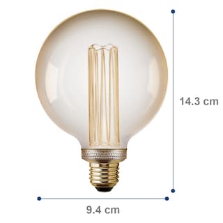 Foto 2 | Pack De 6 Focos Led Vintage Aksi 4w Globo Tornado Dimeable Luz Cálida