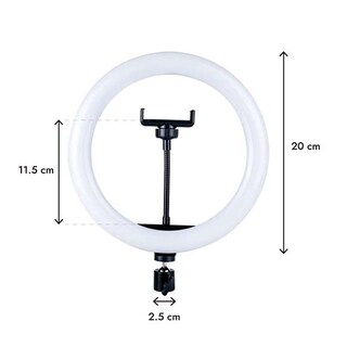Foto 2 | 10 Aros De Luz Aksi 20 Cm Multitonalidad