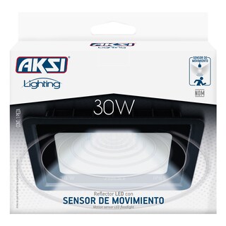 Foto 4 | Pack De 2 Reflectores Aksi 30w Sensor De Movimiento Ip65 Luz Blanca