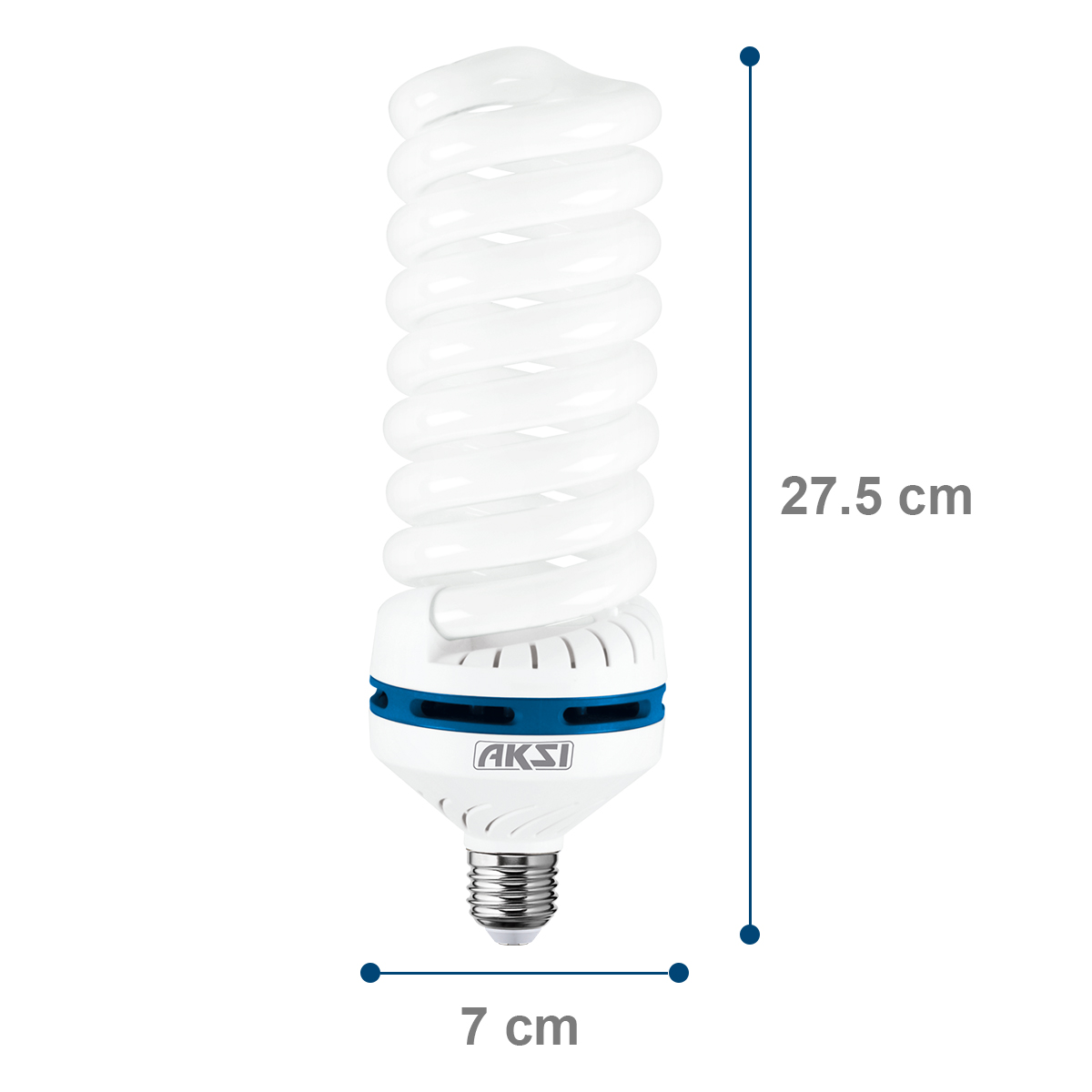 Foto 3 pulgar | Pack De 2 Focos Ahorradores Aksi 85w Alta Potencia Base E27luz Blanca