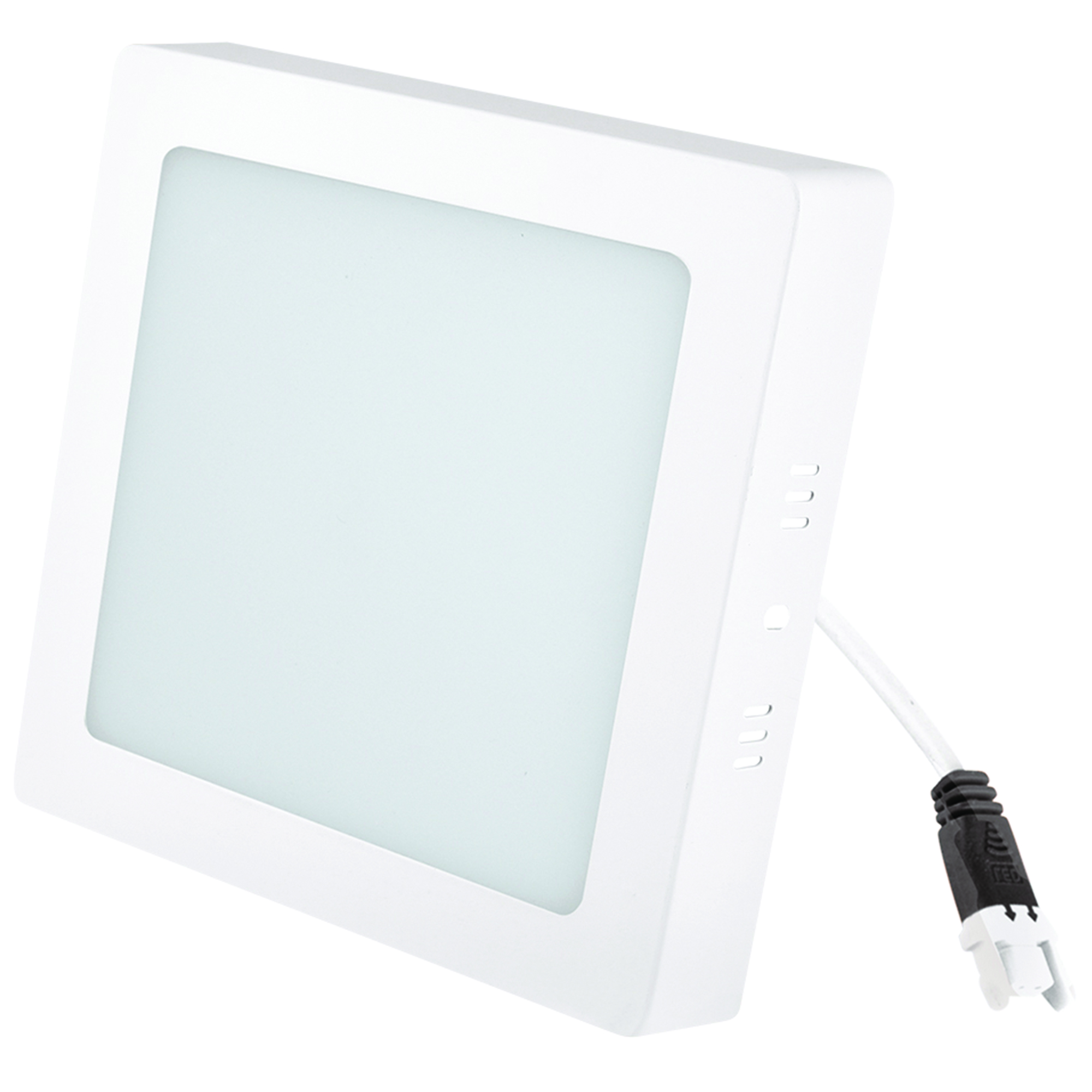 Foto 2 pulgar | Pack De 6luminarios Led Aksi 12w De Sobreponer Cuadrado Luz Blanca