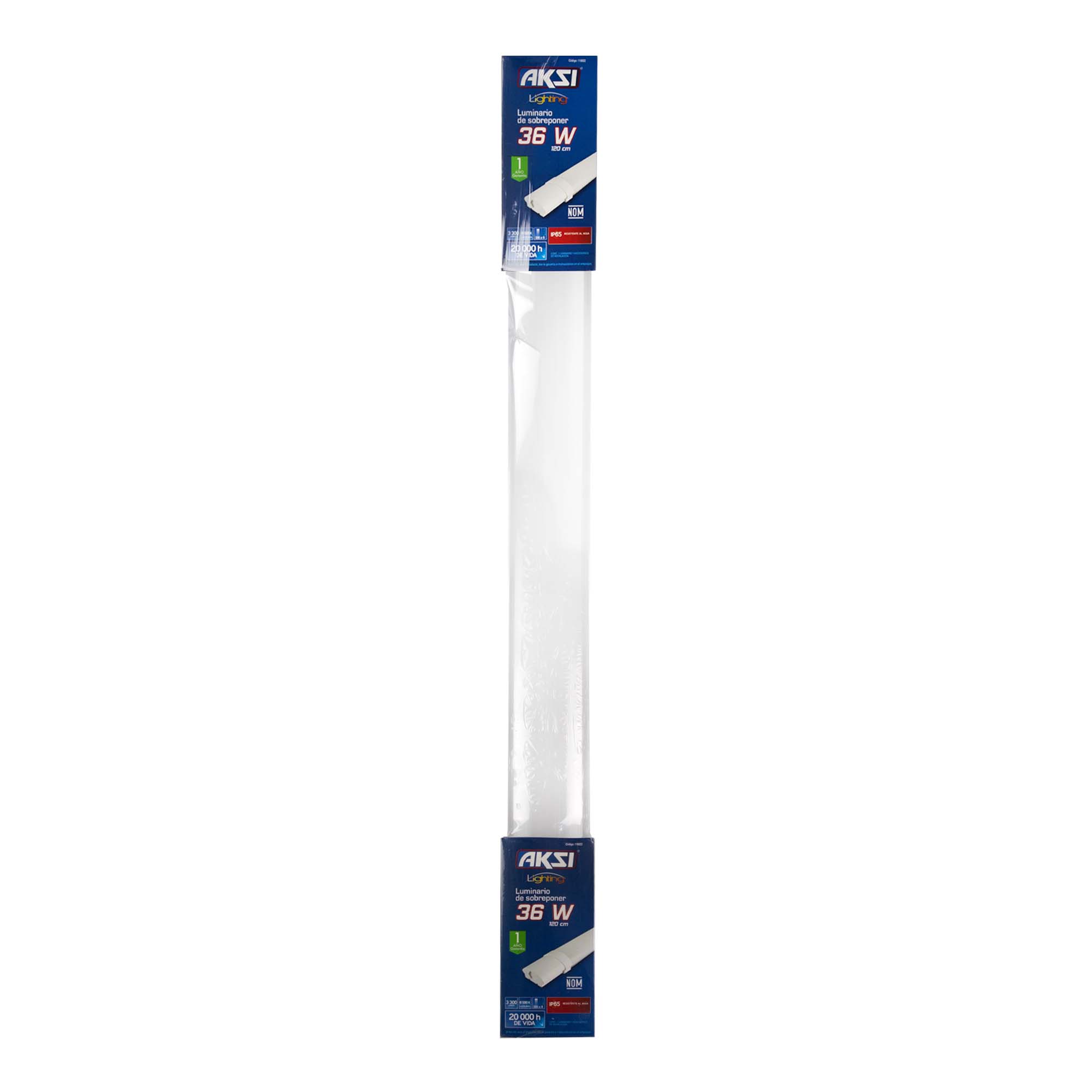 Foto 4 pulgar | Pack De 4 Luminarios Led Aksi 36w De Sobreponer Ip65 120 Cm Luz Blanca
