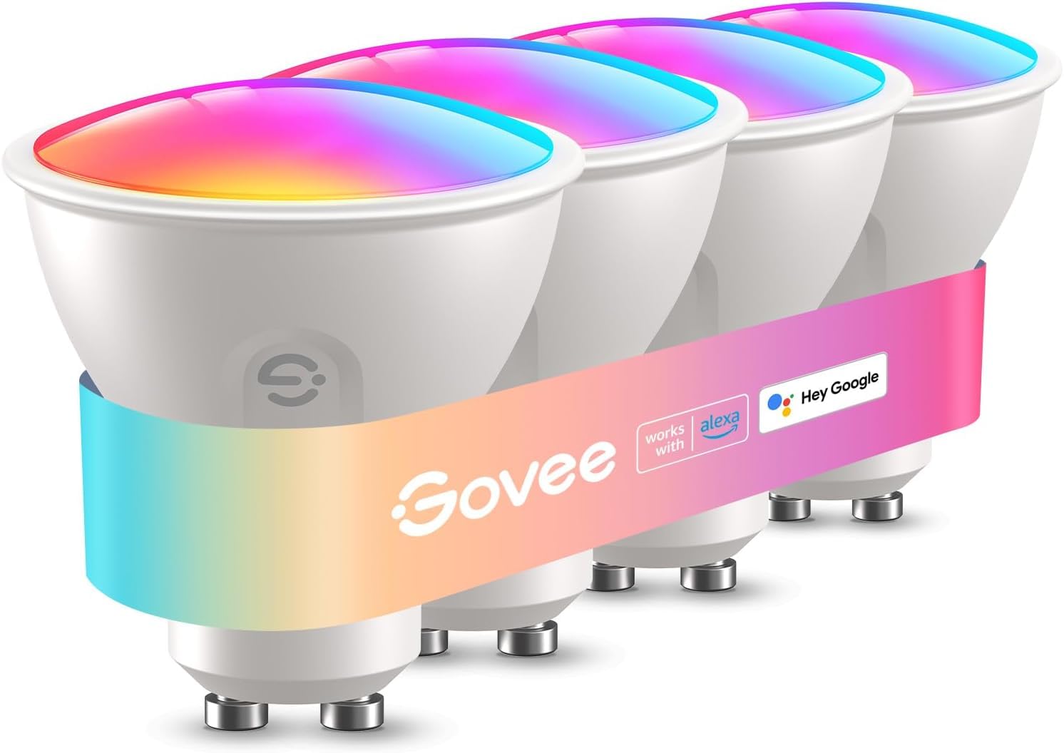 Foto 2 pulgar | Bombilla Led Inteligente Govee Gu10 Mr16 Rgbww Regulable 400 Lm, Paquete De 4 - Venta Internacional.