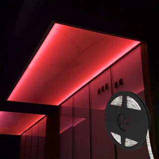 Foto 2 | Pack De 4 Tiras Led Aksi 16w Para Interior 5m Rojo