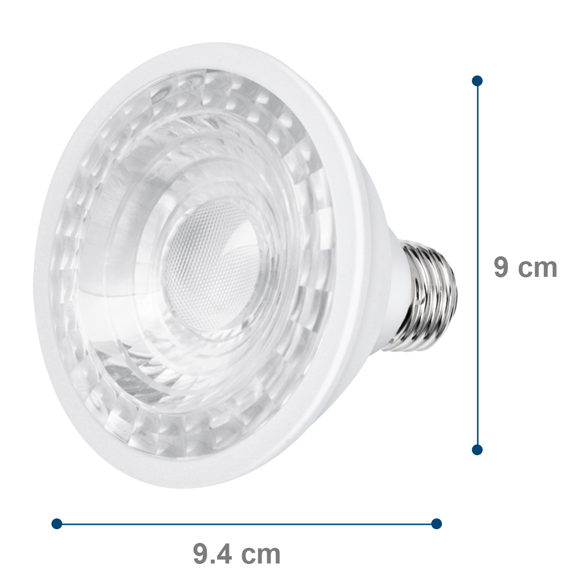 Foto 3 pulgar | Pack De 6 Focos Led Aksi 12w Par 30 Base E27 Luz Blanca